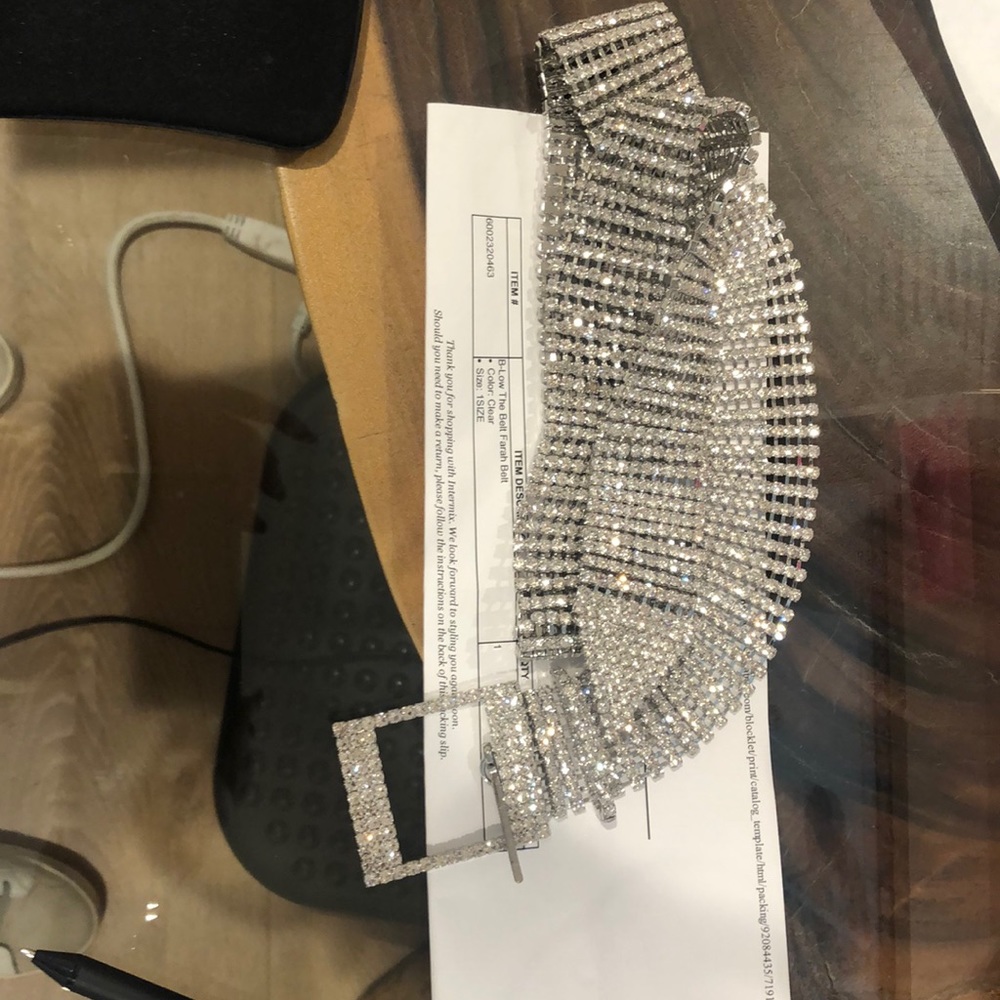 B-low the Belt original new crystal belt